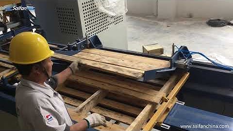 SF1000 hydraulic nailing machine for making stringer pallets