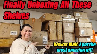 Finally Unboxing all the Shelves & Opening Viewer Mail We got the most amazing item! Check it out!
