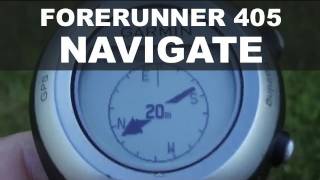 Garmin Forerunner 405 / 410 - Creating & Navigating Waypoints screenshot 2