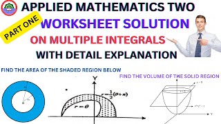 #ASTU_Applied_Mathematics Two Worksheet Solution PART ONE #John_Tutorial