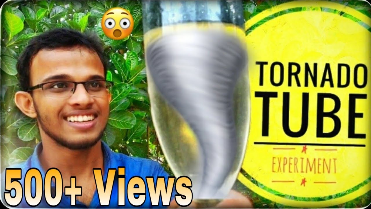 TORNADO TUBE EXPERIMENT | കുപ്പിയിൽ ഒരു ചുഴലി ഉണ്ടാക്കിയാലോ ?| Inscriptor Vlogs | Science Experiment
