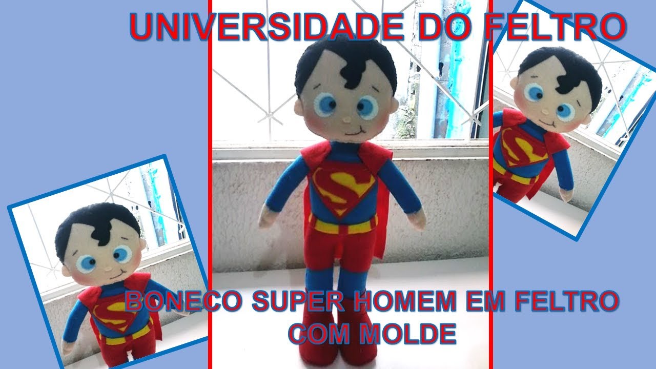 Eu Amo Artesanato: Super Heróis com moldes e passo a passo, image size:1280x720