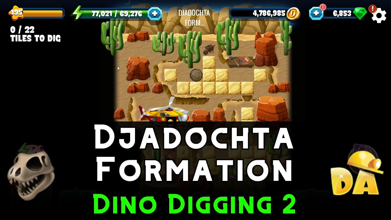 Djadochta Formation | Dino Digging 2 | Diggy's Adventure