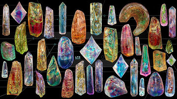 C4D 2023 / Redshift - Procedural Crystals