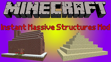 Minecraft: Instant Massive Structures Mod Review [1.6.1]