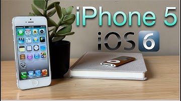 Unboxing an iPhone 5 running iOS 6 in 2025