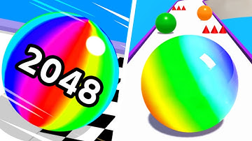 Ball Run 2048 Vs Epic Ball Run 3D | All Level Gameplay Walkthrough Android,iOS New Game Mobile