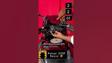 Pulsar 220 Multifunctional/GPS Bar Modification #bikelover #pulsar220f #pulsar220 #modified