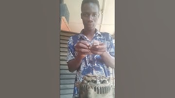 working on Pontiac vibe alternator 3#alternator #toyota #pontiac