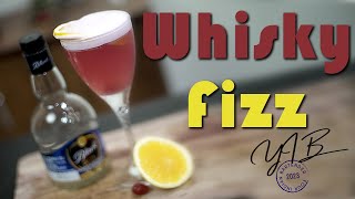 Whisky fizz cocktail recipe | best summer drink