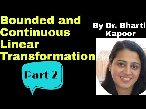 Bounded and Continuous