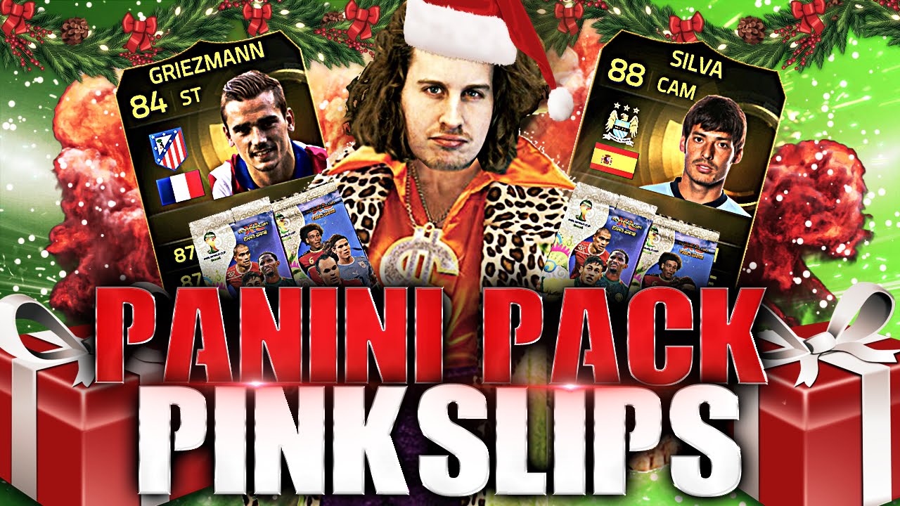 CHRISTMAS SPECIAL! FIFA 15 PANINI PACK PINK SLIPS