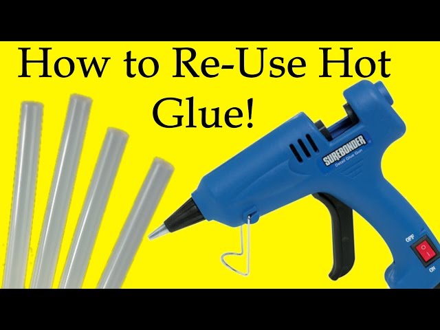 How to Reuse Hot Glue - Shop Tip Tuesday 