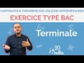 Exercice type bac  continuit et thorme des valeurs intermdiaires  terminale