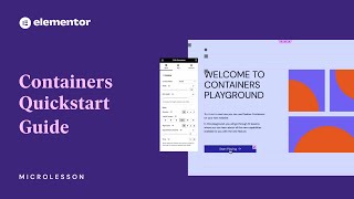 Start Designing With Containers in Elementor: Your Quickstart Guide