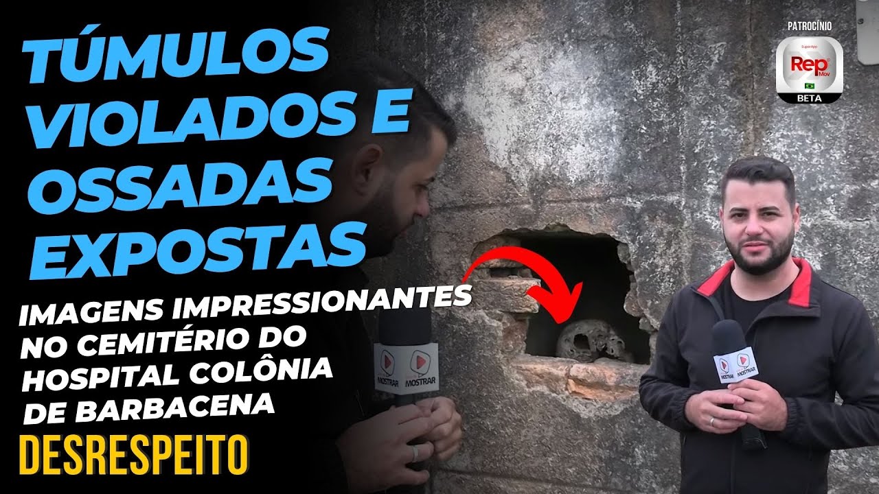 TÚMULOS ABERTOS, RESTOS DE CAIXÕES, OSSOS EXPOSTOS, HISTÓRIA E CURIOSIDADES (BARBACENA)