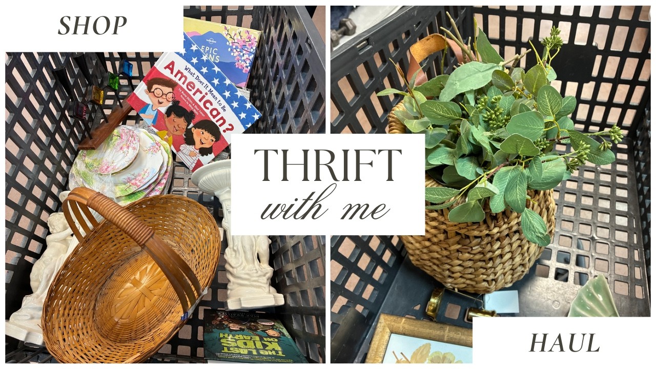 TWO GOODWILLS & ONE ESTATE SALE! Thrift with Me & Vintage Haul