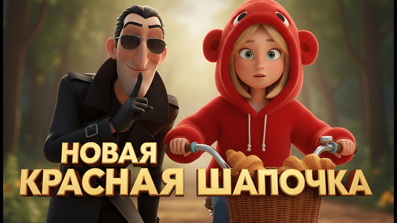 🐺 Алиса против Волка в черном пальто: Сказка на новый лад | 3D Анимация | Лунный сундучок