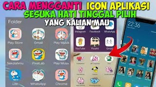 Cara mengganti Icon Aplikasi dengan Karakter yang Berbeda di Android