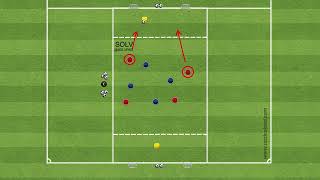 Small sided game 4v4+2
