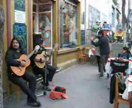 Mónica y Néstor Castillo en La Boca