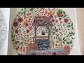 Color Along & Tutorial - Johanna Basford's Well (Brunnen) in Secret Garden