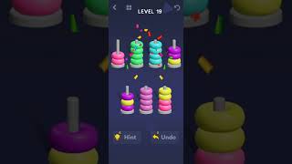 2048 Hoop Stack Merge - Gameplay Walkthrough All Levels 1-25 ( android,iOS ) screenshot 3