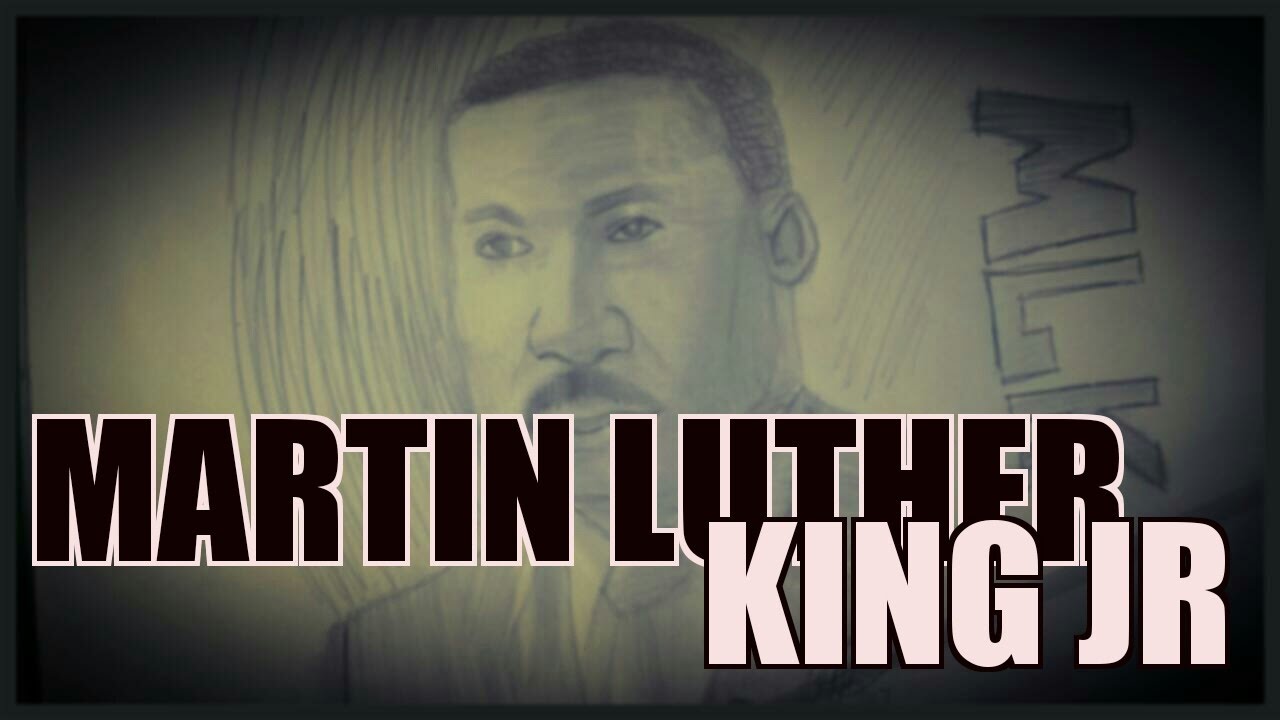 How to Draw- MARTIN LUTHER KING JR - YouTube