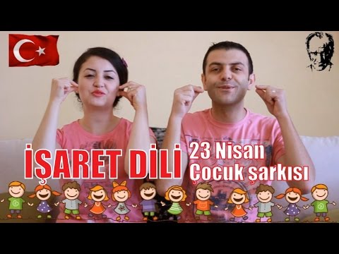 İşaret dili 23 Nisan şarkısı | Mevlüt & Sevil | Sign language song