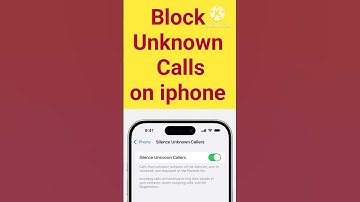 how to block unknown numbers on iphone | how to block unknown numbers on iphone #bbctecno