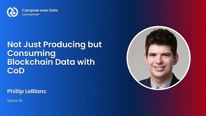 Not Just Producing but Consuming Blockchain Data w...