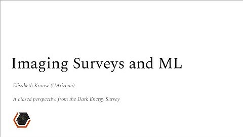 Review on Astronomical Imaging and Machine Learning (Elisabeth Krause)