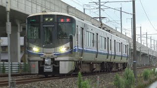 【4K】JR北陸本線　普通列車521系電車　ｻﾜJ15編成