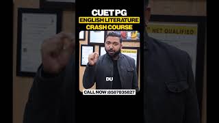 Crack CUET PG English Literature | Crash Course – Join Now