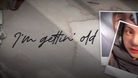 PMV Typography - Somewhere only we know | Alight motion Preset