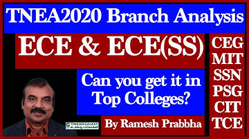 ECE&ECE(SS) Branch Analysis TNEA2020 by Ramesh Prabbha