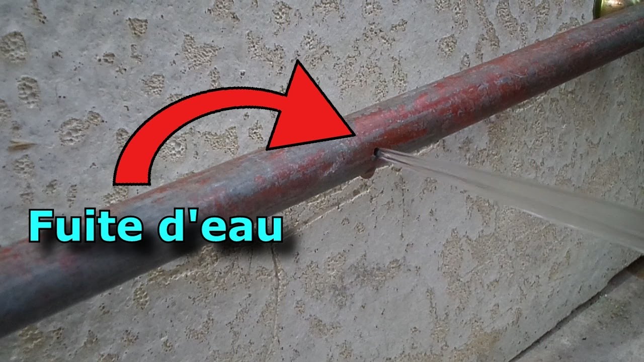 Comment colmater une fuite d'eau, Plomberie