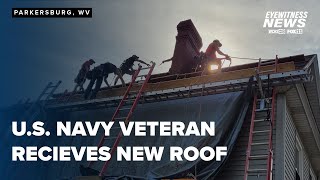New roof constructed for U.S. Navy veteran as part of nationwide program