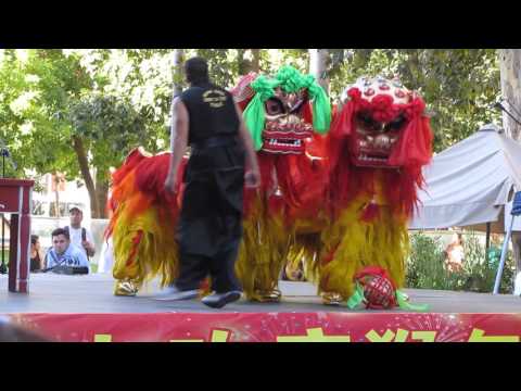 Danza del León. Centro Cultural China Chile en la Celebración Año Nuevo Chino