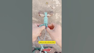 How to tie a knot knot #shorts #knot #git #handmade #diy @DoiT_03