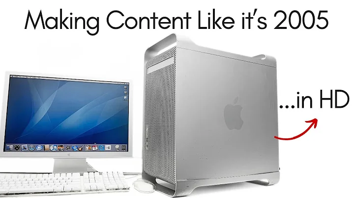 This Video Was Edited on a Power Mac from 2005