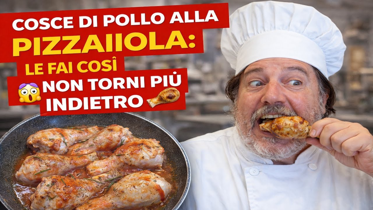 👉 Cosce di pollo alla pizzaiola: sparite in 5 minuti 😱🍗