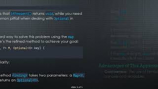 Accessing Values in a Java Map Using Optional and Lambda Expressions