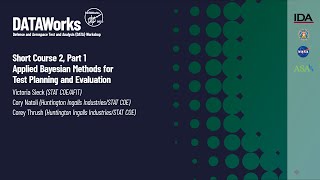 Applied Bayesian Methods for Test Planning & Evaluation Part 1
