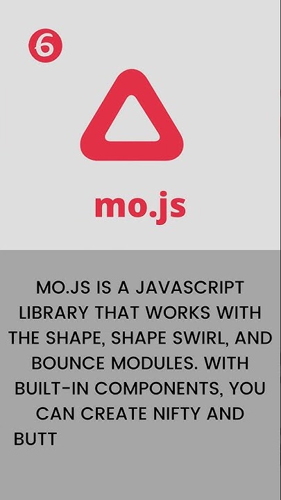 CSS and JS Animation Libraries #shorts - YouTube