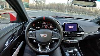 2024 Cadillac CT4-V Blackwing (6-Speed Manual) - POV Driving Impressions