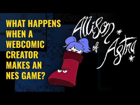 Eileen sits down to play Allison of Astra, a homebrew NES game currently crowdfunding on Kickstarter, and it is not what you'd expect. You're playing as a six-year-old dimension-hopper named Allison, and each of the seven episodes throws you into a completely different world with completely different gameplay. One minute it's a robot uprising. The next, you're platforming alongside a living shoe named Booty.

The whole thing runs on original Nintendo hardware, built with NESMaker and the rare Mapper 28 circuit board, packed into 256kb episodes without cutting a single thing. Six years of development from PopGeeks contributor Peter Paltridge.

We play through most of Episode 1, Allison's Doodle Quest, here, and there's a free browser demo linked below if you want to try it yourself before the Kickstarter closes. Backing options start at $30 for a digital ROM all the way up to a red cartridge collector's edition with a certificate of authenticity.

If you've ever loved retro gaming, wondered how homebrew actually gets made, or just want to watch something genuinely surprising, this one's for you. 

Make sure to follow the Kickstarter for behind the scenes updates on Peter's process in making the indie game.

🕹️ Back the campaign on Kickstarter: https://www.kickstarter.com/projects/1637173865/allison-of-astra-an-nes-homebrew-multicart?ref=8u3lc7
🕹️  Get the Demo: https://theretroverse.com/product/allison-of-astra-the-complete-first-season-demo/
🕹️ Learn more about Peter Paltridge and Platypus Comix: https://www.platypuscomix.com/

🔹 More on PopGeeks
    🗡️ Join Our Forums: https://popgeeks.com/forums/
   🗡️ Join Our Discord: https://discord.gg/Txd2Hvv
   🗡️ Support PopGeeks with a $1/month Subscription: https://popgeeks.com/paid-subscription-popgeeks/
#AllisonOfAstra #NESHomebrew #RetroGaming #IndieGames #Kickstarter