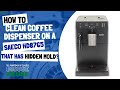 How to clean coffee dispenser of Saeco Espresso machine. Water not coming out from dispenser.