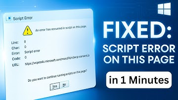 How To Fix An Error Has Occurred in The Script on This Page ( 2025 ) - Step by Step