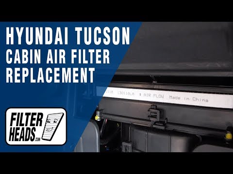 How to Replace Cabin Air Filter 2013 Hyundai Tucson